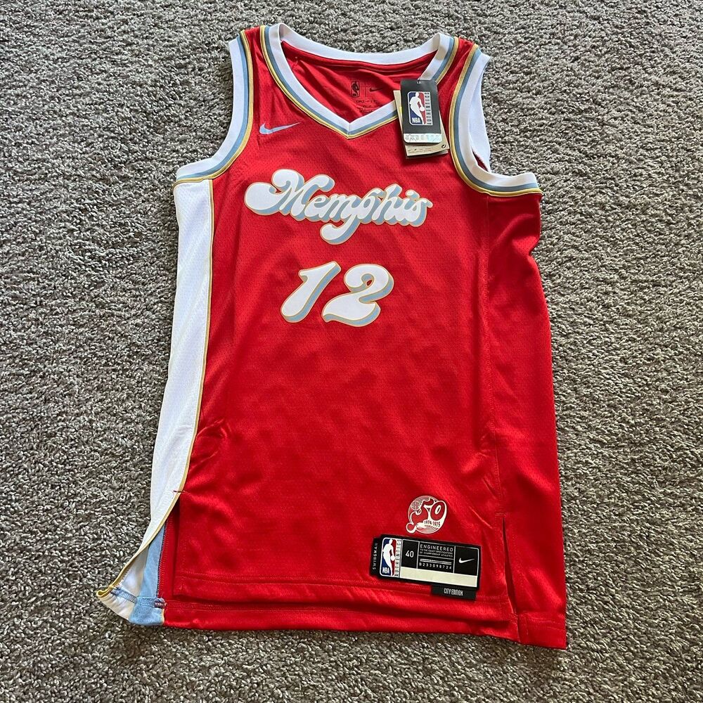 NEW Nike Memphis Grizzlies Ja Morant 2024/25 City Edition Swingman Jersey Mens S